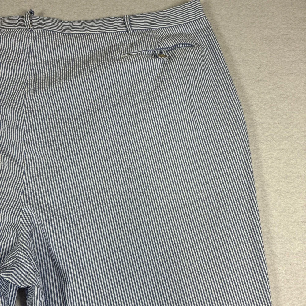 Vintage Polo Ralph Lauren Seersucker Pants Hemmed 50x24 Mens Nautical Coastal